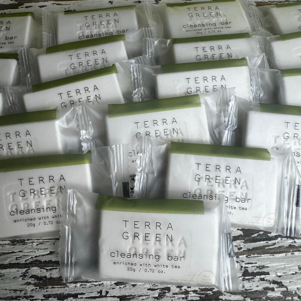Terra Green Hotel Travel Sample Size Soaps and Shampoo Lot of 32 Air BNB - Picture 2 of 7